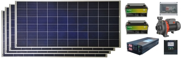 KIT FOTOVOLTAICO COM BATERIAS