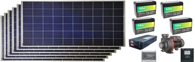 KIT FOTOVOLTAICO 12 MIL LITROS